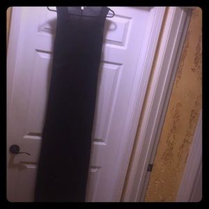 Black maxi dress